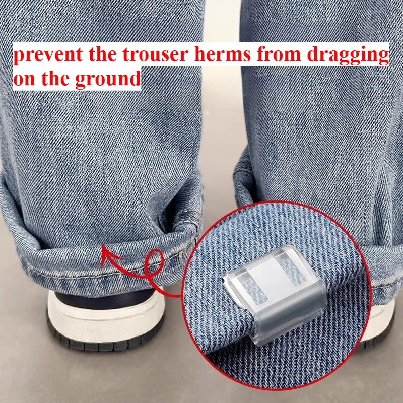 2/4/6/10/20pc Invisible Leg Shortening Clip Non-slip Pants Edge Clip Used for Anti-drag Pants Hem Fixing Device Seam-free Hidden