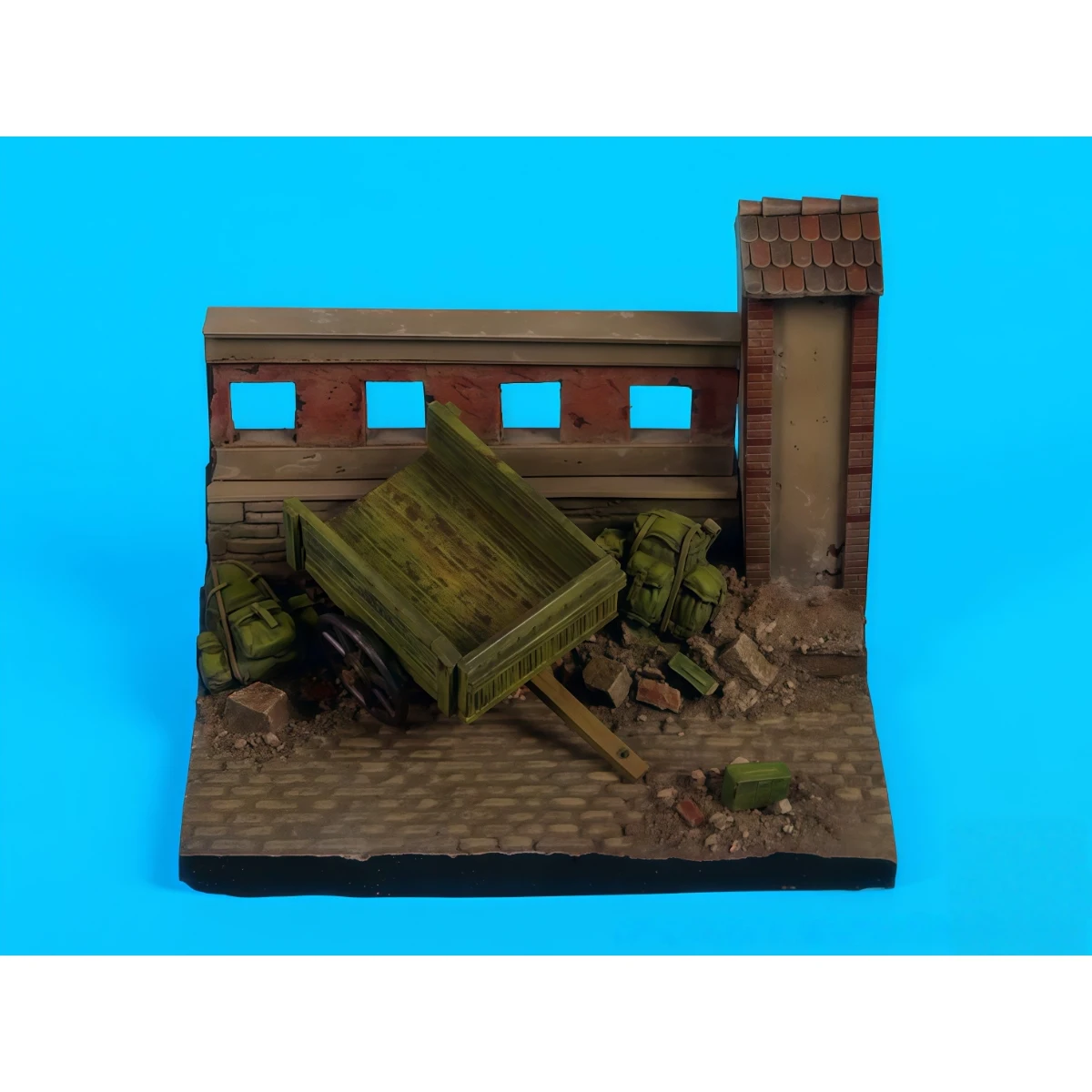 1/35 resin unpainted model kit, Hue Street (Vietnam 1968) base unassembled and unpainted GK