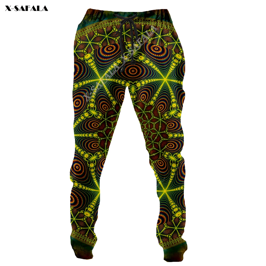 Trippy  Psychedelic Rave Shamanic  3D All Print Trousers Men Sweatpants Casual Long Joggers Streetwear Autumn Loose Sports Pants