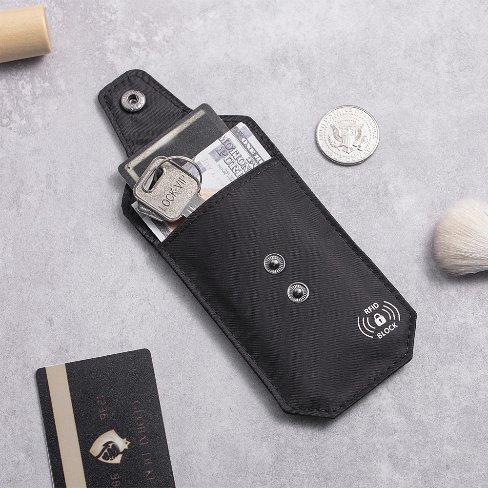 Funda antirrobo con bloqueo RFID, bolsillo oculto RFID, bolsa para sujetador, cinturón para dinero, bolsa de viaje, cartera pequeña para sujetador