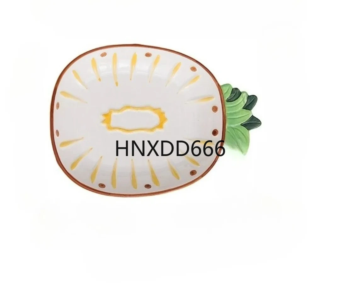 

1PC creative cute fruit ceramic plate home salad dried fruit snack plate high value tableware