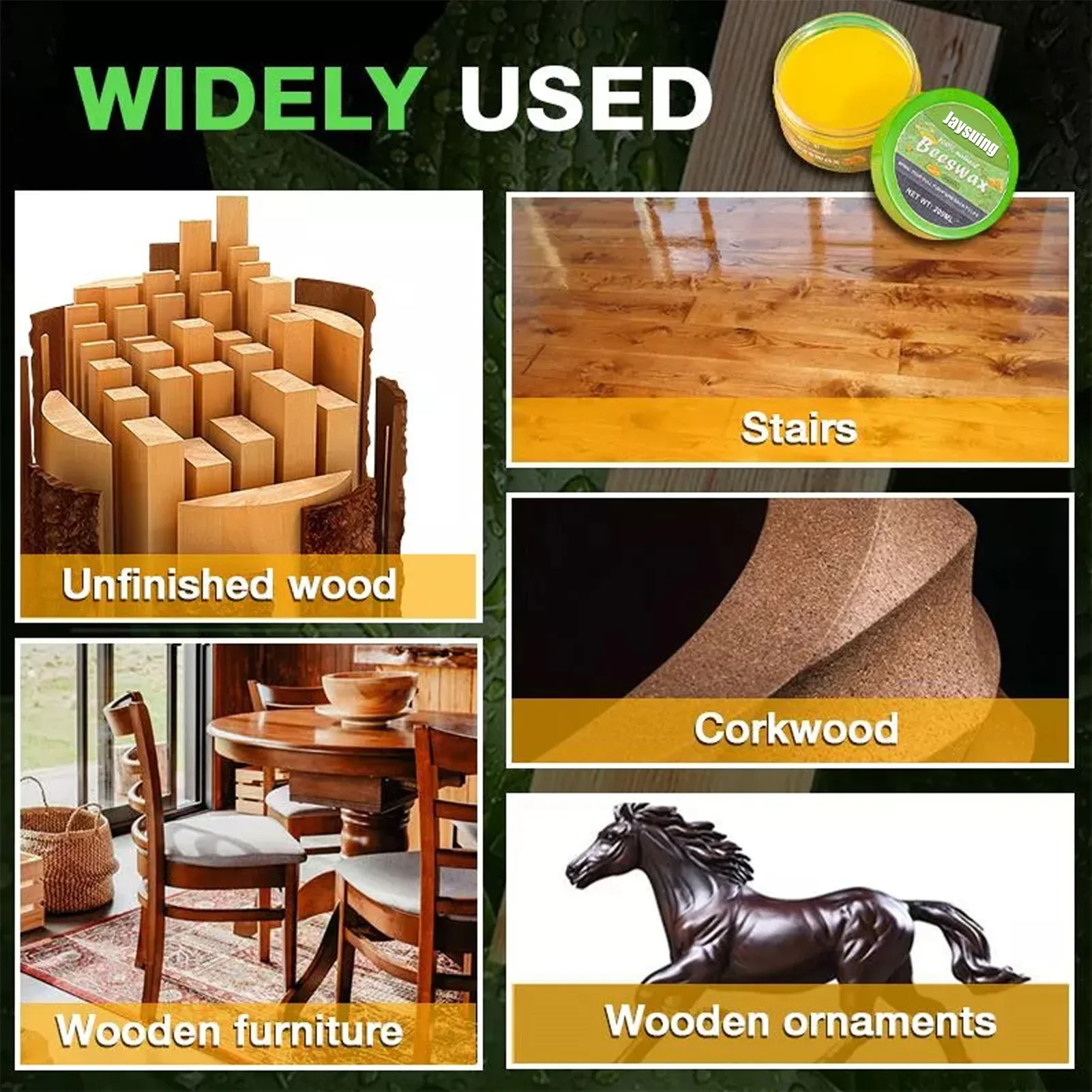 Wood Seasoning Beewax Solution Furniture Beeswax Home Cleaning Cleans Wood Furniture Wood Cabinets Polishes Natural Shine