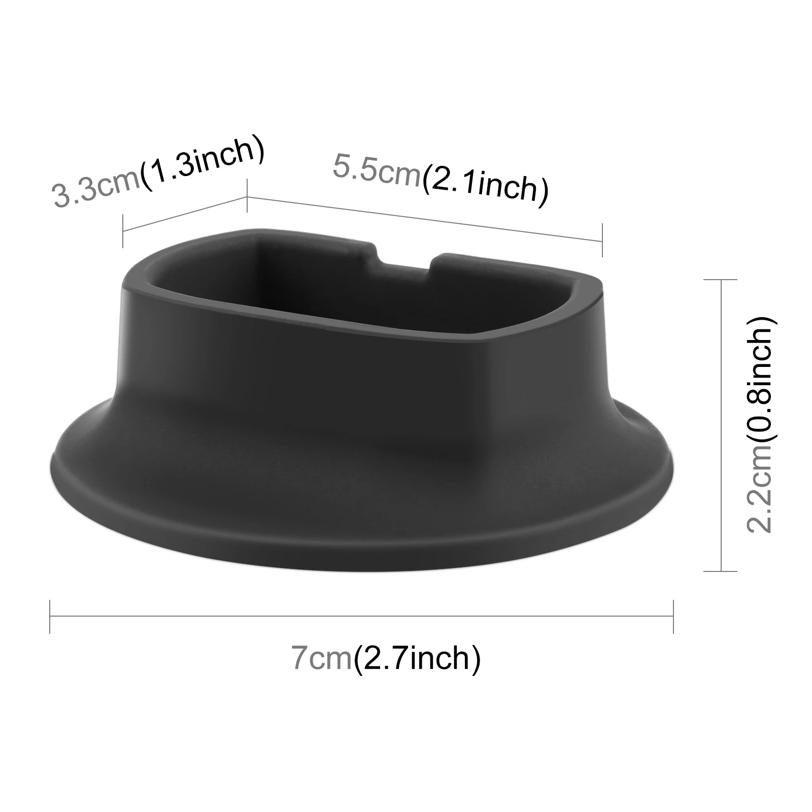 PULUZ Silicone Dock Desktop Fixed Base Bracket For Insta360 X4 Panoramic Camera  Accessories