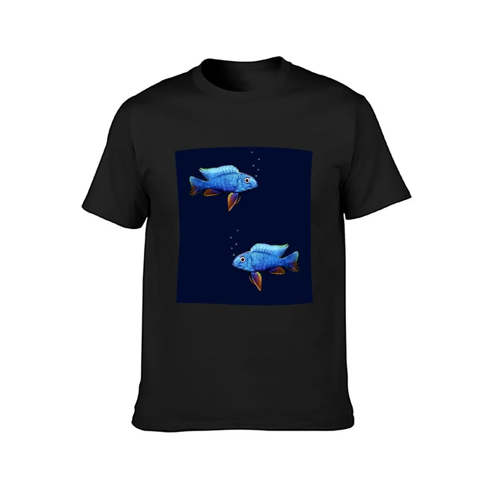 African Cichlid Fish T-Shirt kawaii clothes funnys men clothing