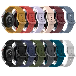 20mm Silicone Strap For Samsung Galaxy Watch 7 6 5 4 Smart Watch Band for Galaxy Watch 5 Pro/6 Classic