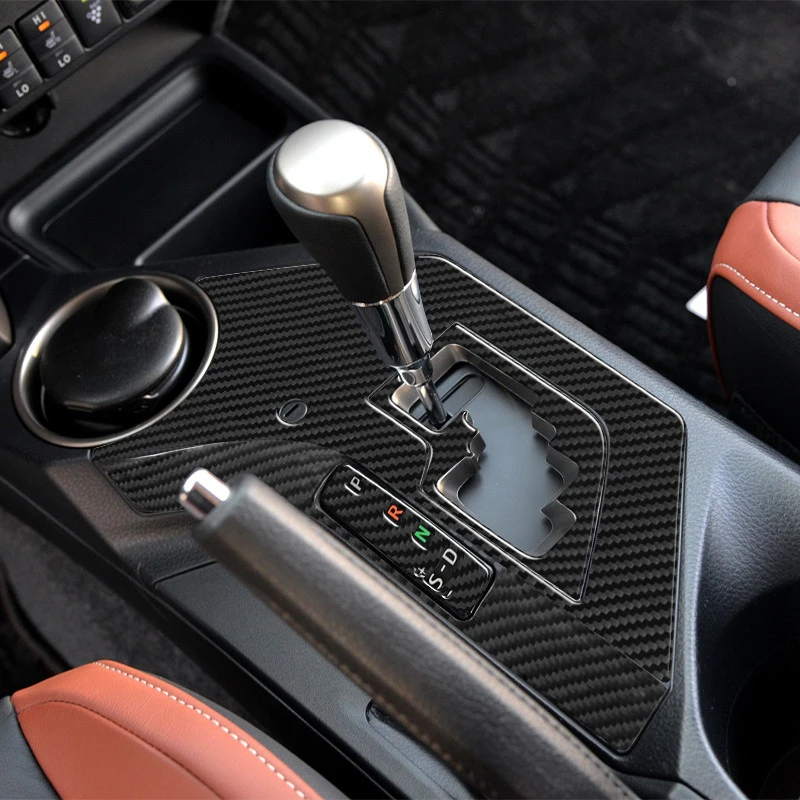 

Black Car Interior Button Panel Decoration Protection Carbon Fiber Sticker For Toyota RAV4 2013-2015 Auto Styling Accessories
