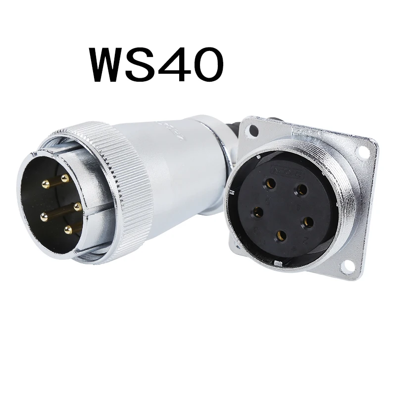 1 Set Aviation Plug-in Socket WS40-5-9-15-16-26-31 Core TQ/Z Male and Female Square Seat electrical connector