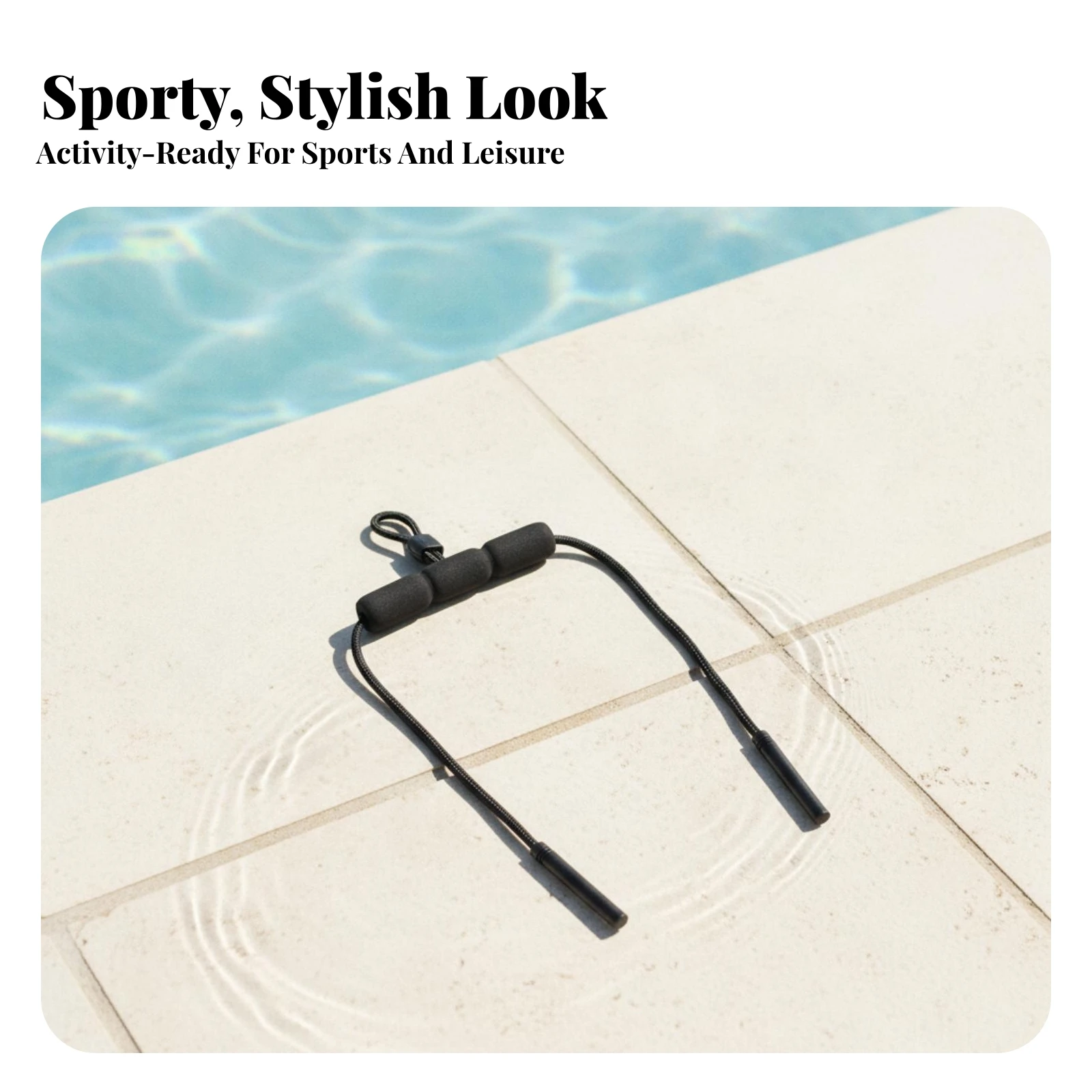 Eyewear Accessory Floating Eyeglass Strap Anti-Fall Sliding Adjuster Floating Glasses Strap