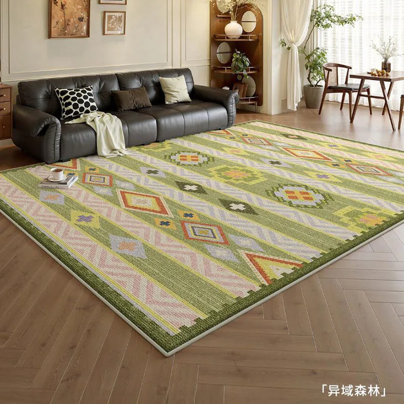 Colorful Morocco Style Living Room Carpet Easy to Clean National Style Area Rug Kid Room Mat Decor Home Cloakroom Bedroom Rug