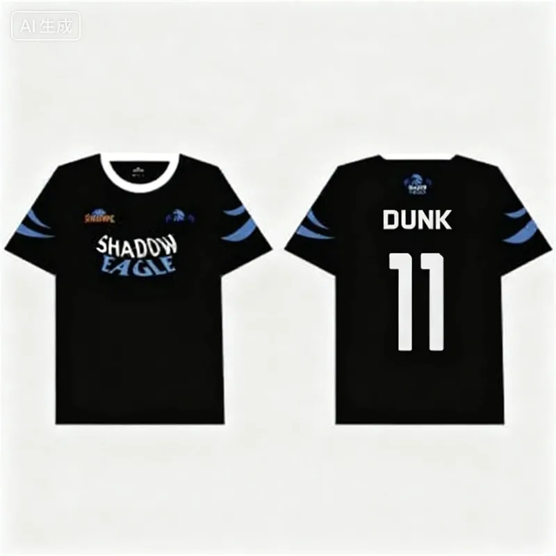 2026 Summer Thai Hot Selling Gmmtv Starlympic Futsal Shadow Eagle Sports Jersey T-Shirt Women Fashionable Streetwear Casual Top