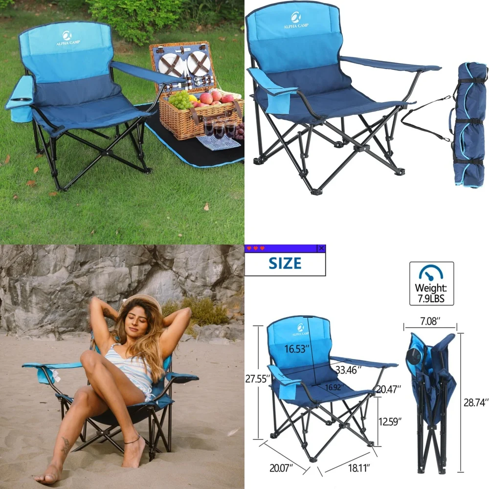 

camping chairFolding Camping Chair Heavy Duty Portable Outdoor Chair for Hiking Beach Travel Lightweight Lawn Chair with Carry