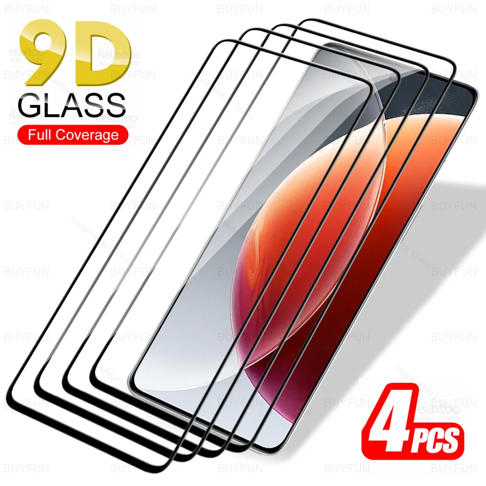 4Pcs 9D Cover Glass On For Tecno Camon 30 Premier Camon30 Pro 5G 30Premier 30Pro TecnoCamon30 4G Tempered Glass Screen Protector