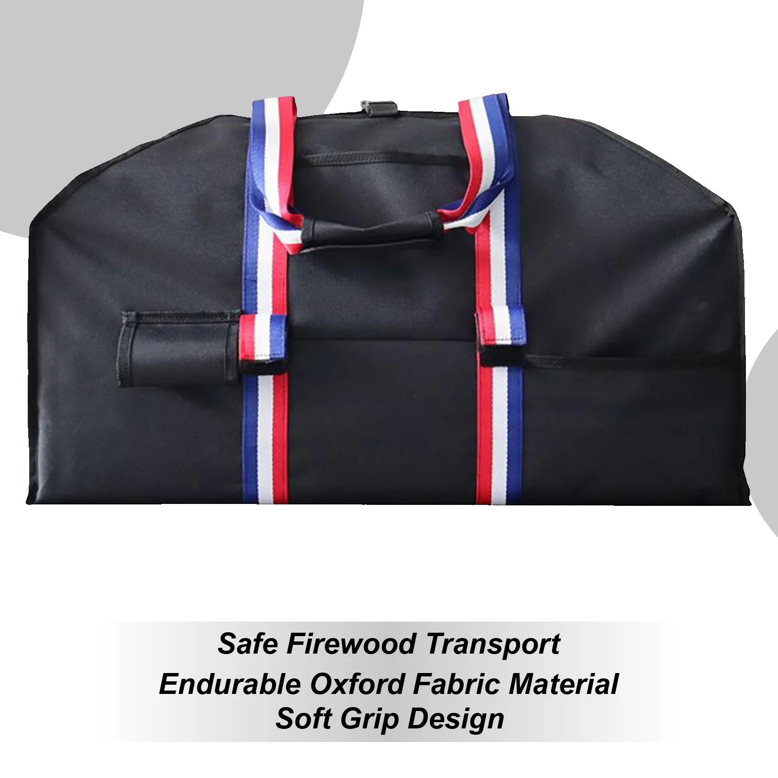 

Wood Carrier For Firewood Waterproof Log Tote With Axe Strap And Handles 600D Oxford Fabric Heavy Duty Tote For Stove Grill