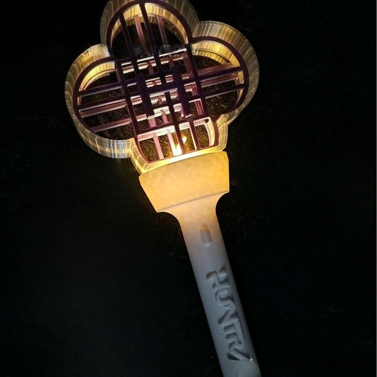 KPop شيطان هنتر ضوء عصا تأثيري الحفل يهتف عصا أضواء ملونة دعم عصا مجموعة هالوين الدعائم الطرف الملحقات #2