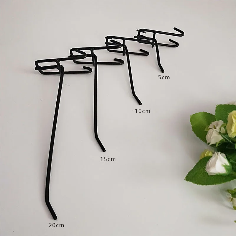 10 ชิ้น Universal Net Panel Hooks ตาข่ายแบบใช้ซ้ําได้แผงแขวนโลหะสวมใส่ Hook ที่ถอดออกได้ Store Storage Display