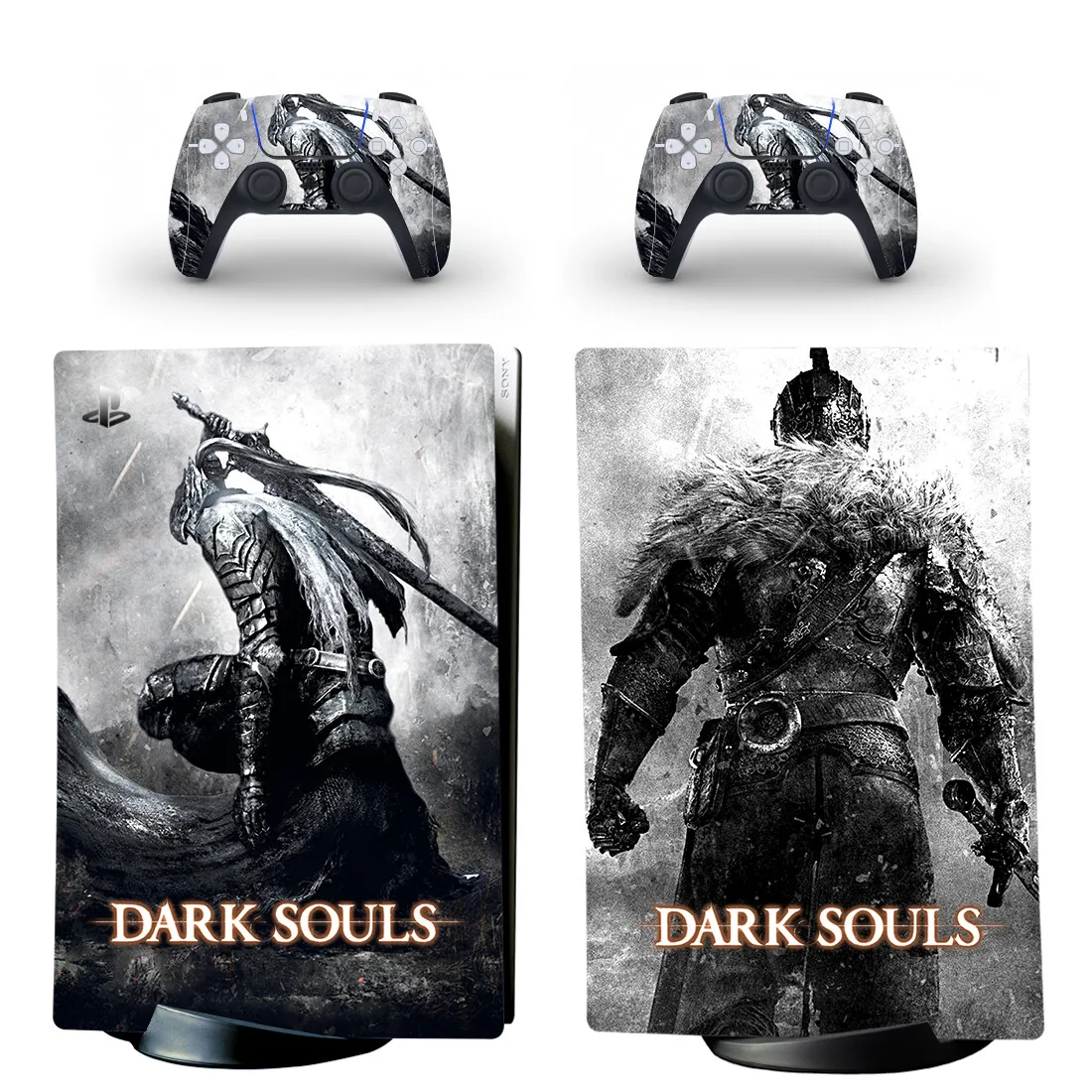 Dark Souls PS5 Digital Skin Sticker Decal Cover for Console and 2 Controllers PS5 Skin Sticker Vinyl