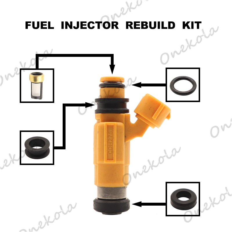 

Fuel Injector repair kit Orings Filters for Mitsubishi Magna TH TJ TL TW 6G74 3.5L V6 CDH275 MD319792 AW347305