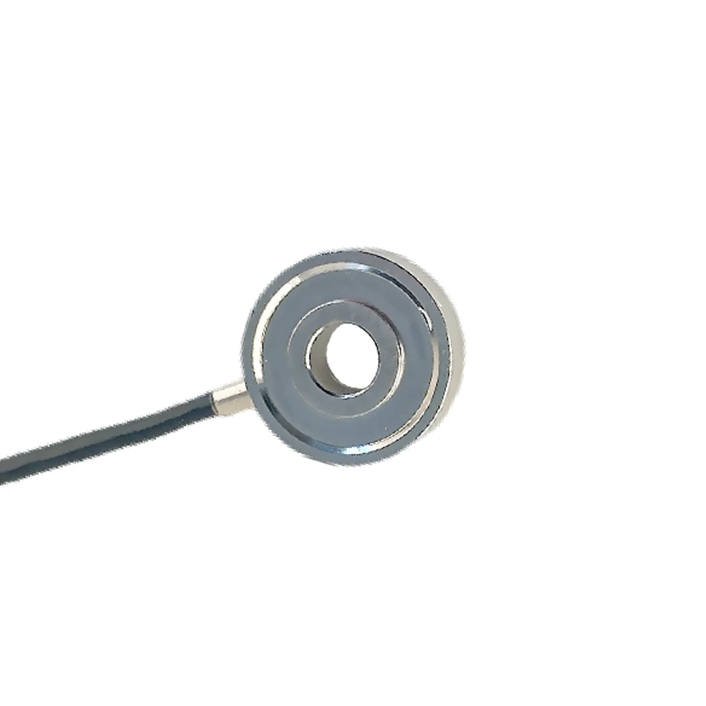 Thru-hole Load Cell and Signal Converter Kit 50kg-5t Stainless Steel Donut Pressure Sensor with RS485 Modbus Interface