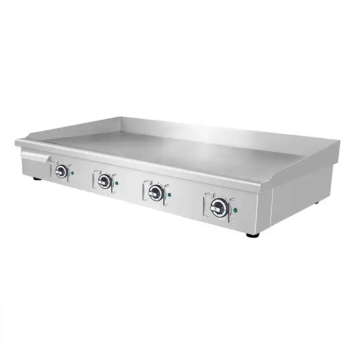 Hot Sale 1200mm Stainless Steel Griddles Commercial Electric Griddle With Large Iron Hotplate Griddle