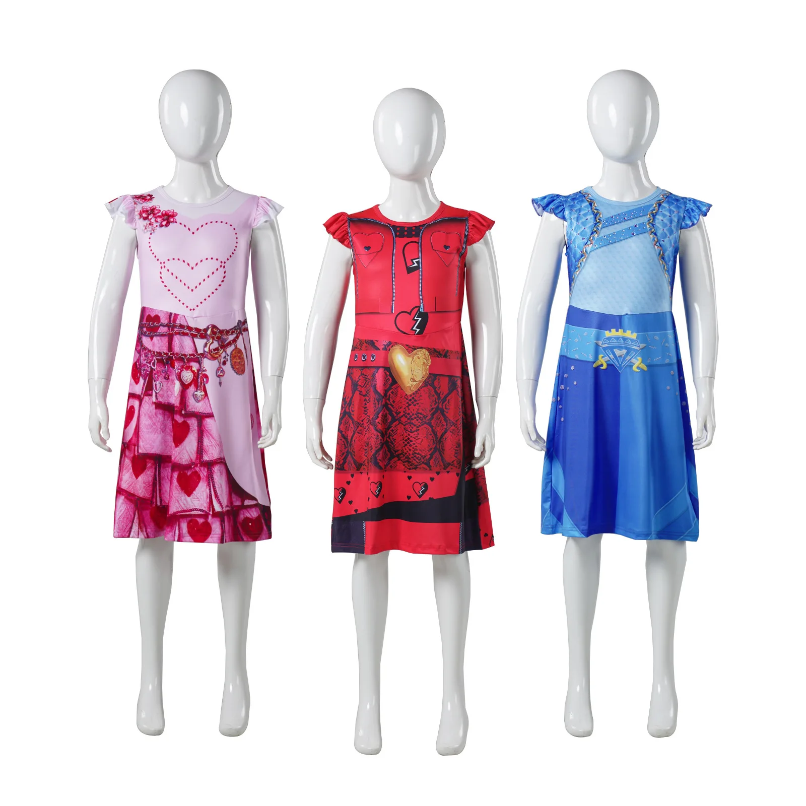 

Descendants 4 Cosplay Costume Red Queen Descendants Little Red Dress Cosplay Costume