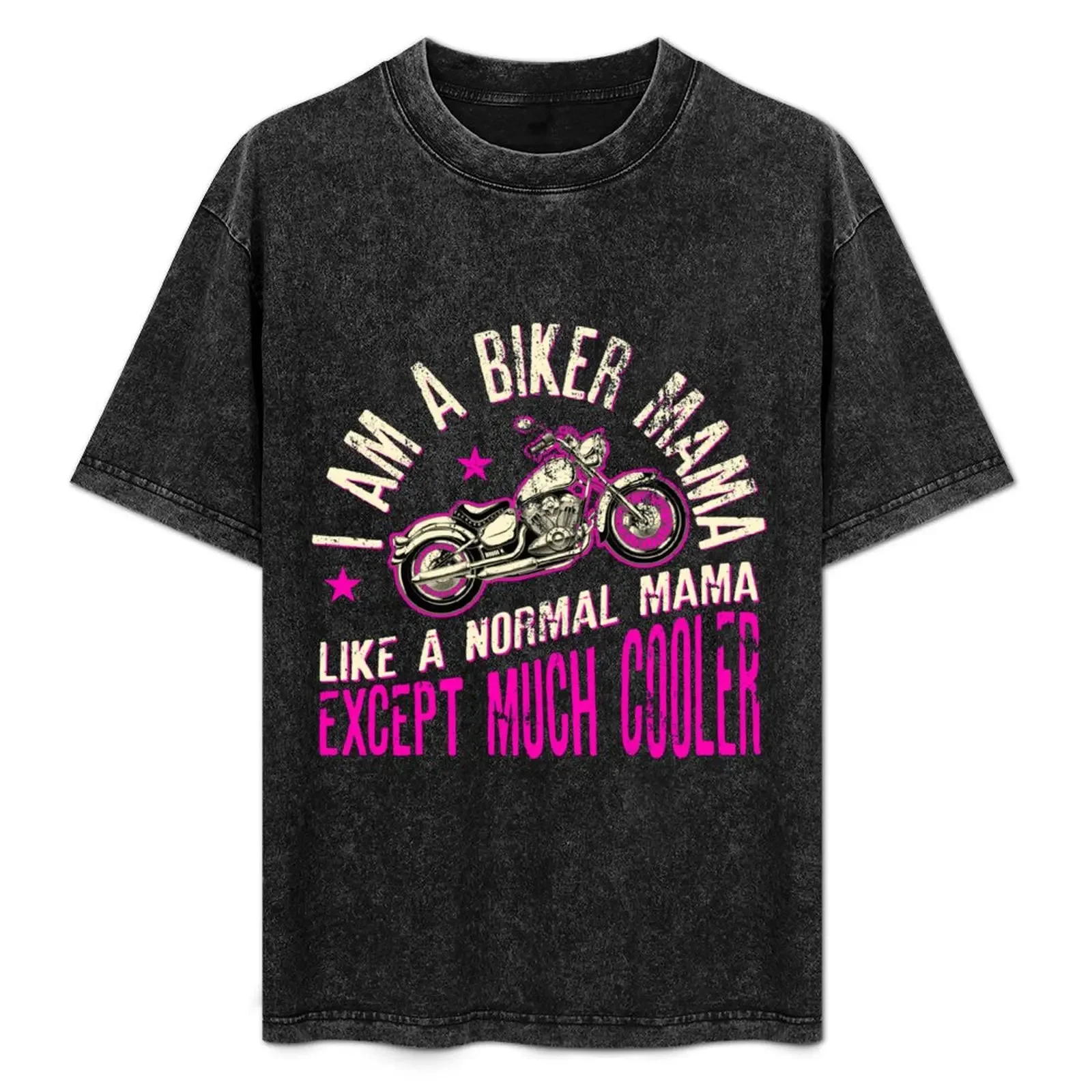 Diseño I Am A Biker Mama, regalo de equitación de motocicleta para mujer, camiseta kawaii, ropa gráfica, camisetas vintage para hombre