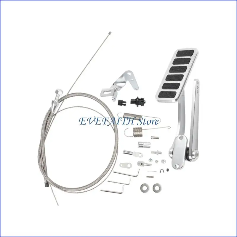 

124B Execution Restrict Footrest Set Smoothed Aluminum Building For Street Competitors Includes Against Slip Mounts And Brackets