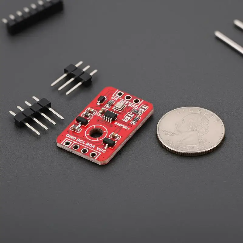 BMP581  Barometric Pressure Sensor Module I2C SPI 30-125kPa 1/64Pa Resolution ±0.5hPa for  ESP32 DIY Weather Station