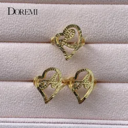 DOREMI 3D Personalized Letter Ring Pattern Number Personalized Ring | HipHop | Gift | Custom Made | Christmas Christmas Gift