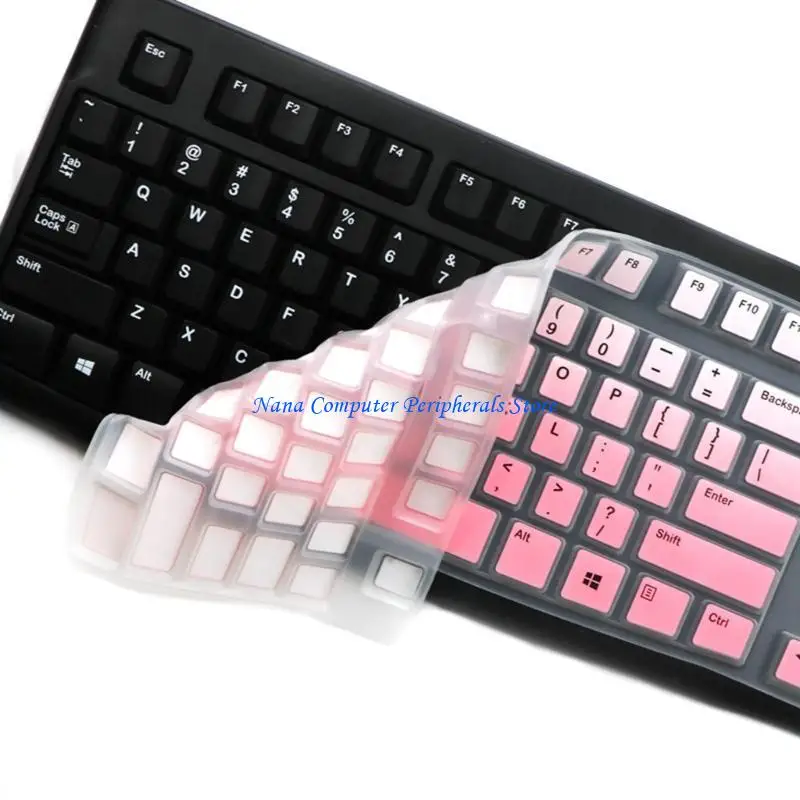 F68C -Tastaturabdeckung für K120 MK120 Corded Keyboard Silicon Keyboard Protectors