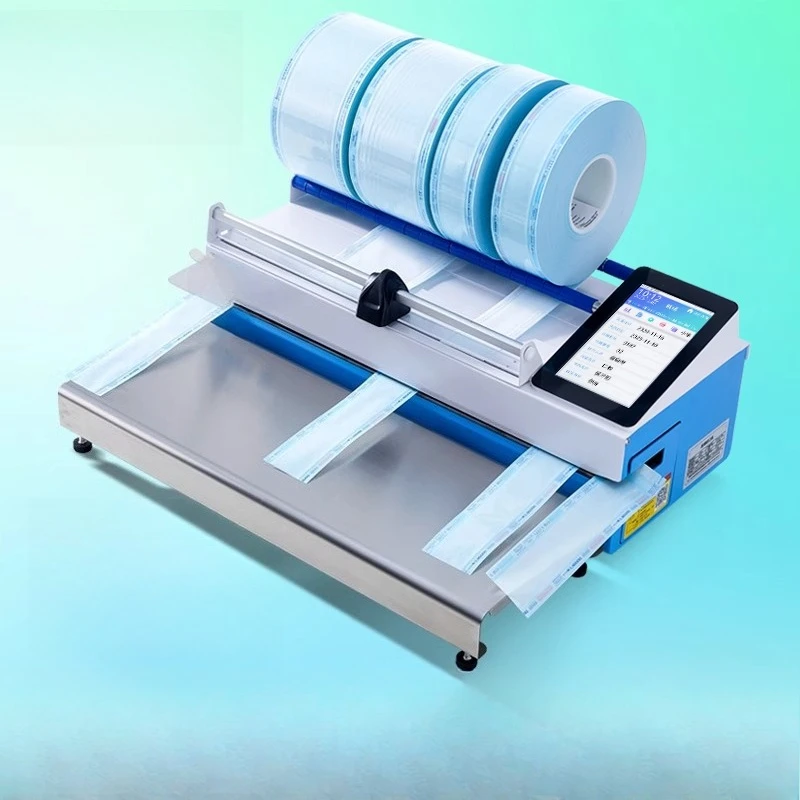 

Print date Disinfection Sterilization Paper plastic bag packaging and plastic sealing machine