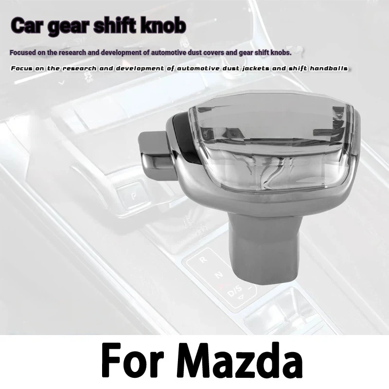 The crystal gear lever is suitable for Mazda CX5, CX4, and Axela automatic Axela with yacht-style car shifting handball