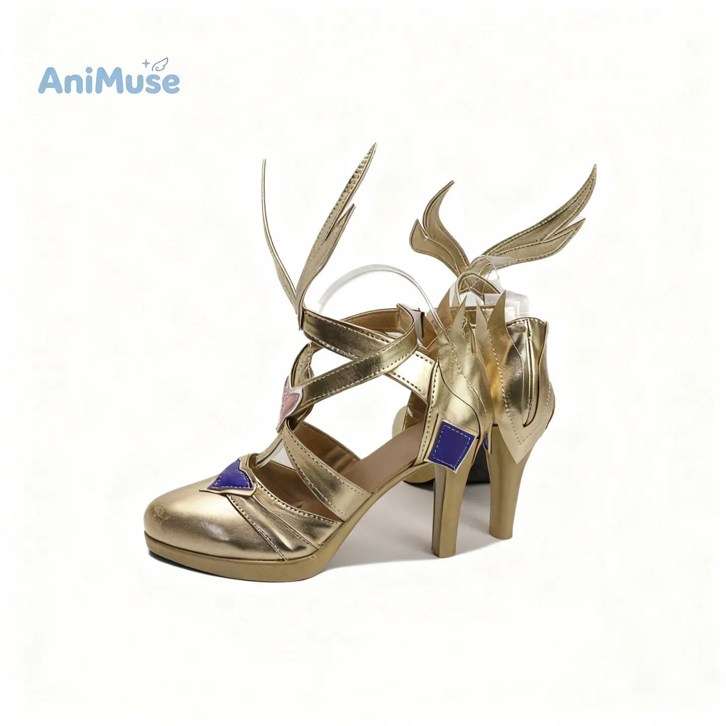 Game Genshin Impact‌ Odette Cosplay Shoes High Heels Shoes Anime Game Comic Con Prop Footwear Size 34-46 Party AniMuse view 3