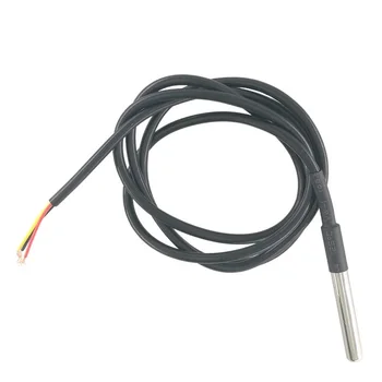1 adet DS1820 paslanmaz çelik paket su geçirmez DS18b20 sıcaklık sıcaklık probu sensör 18B20 arduino için