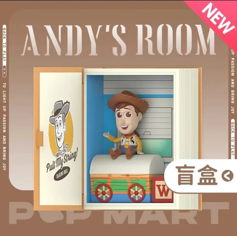 New Blind Box Toy Story Andy'S Room Series Scene Blind Box Toys Doll Kawaii Figures Pvc Decoration Birthday Gift For Kids Toys