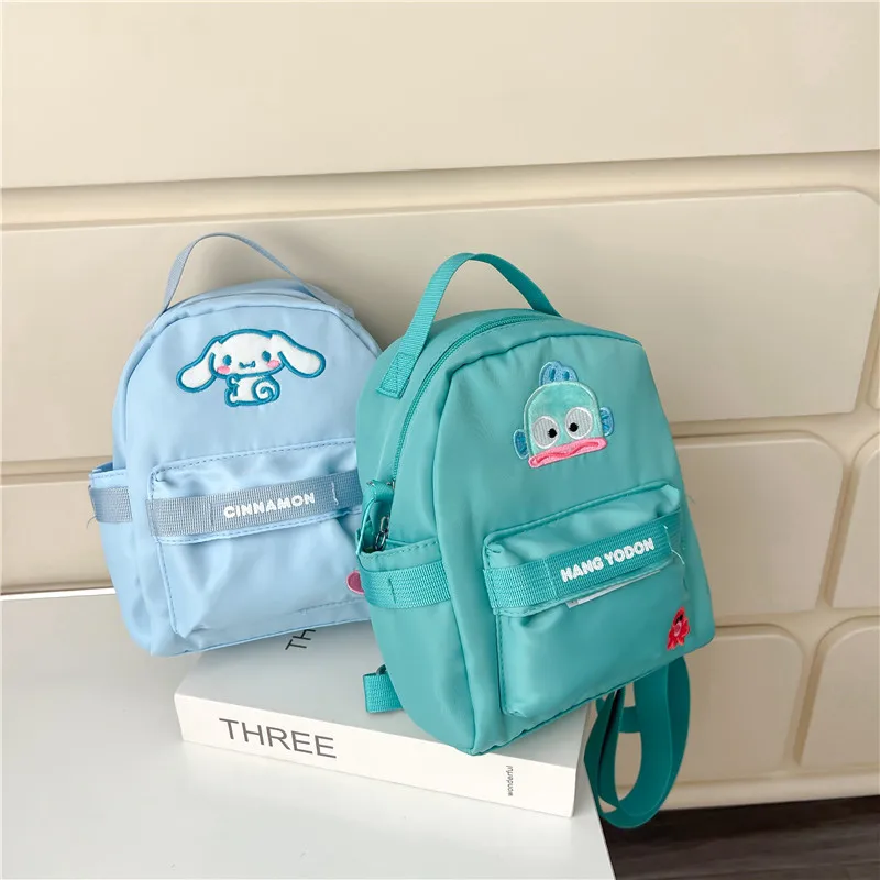 Mochila Sanrio Melody Cartoon para meninos e meninas, leve e grande capacidade, bolsa infantil simples estilo coreano, nova