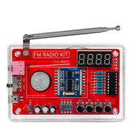 RDA5807 87-108MHZ FM Radio DIY Kit Welding Practice Parts Simple/with Digital Display Micro USB