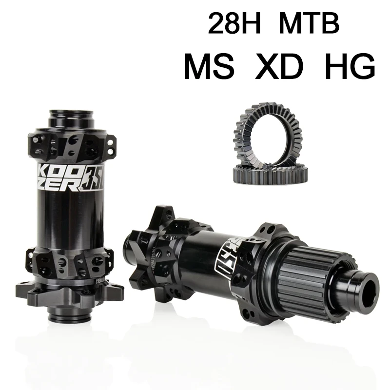 

KOOZER 350 Ratchet 40T Straight Pull Steel Axle HG XD MS 11 12s 28H 15x100 5x135 12x142mm Bike Parts MTB Bicycle Hub 5x100