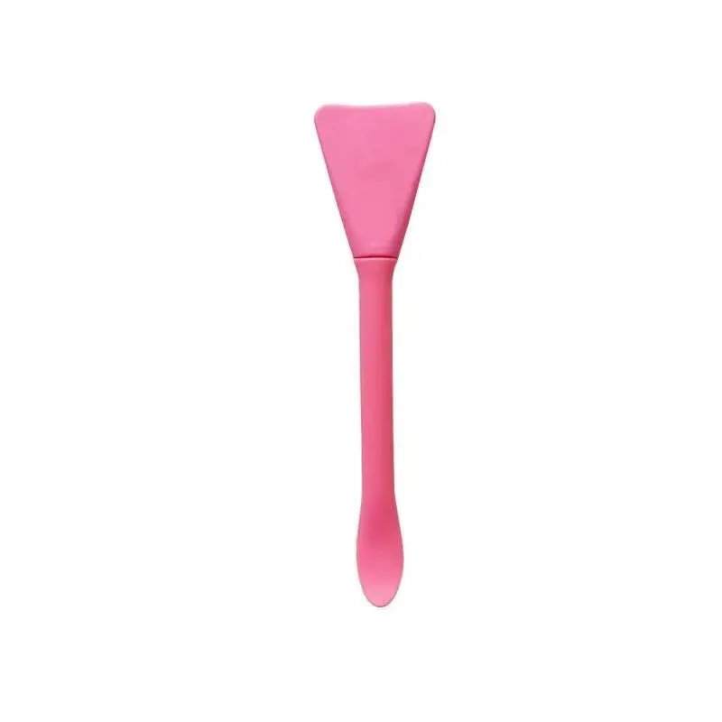 Mud Mask Facial Mask Stick Beauty Tool Dual-end Silicone Mask Brush with Scoop for Easy Mud Mask Brush Application