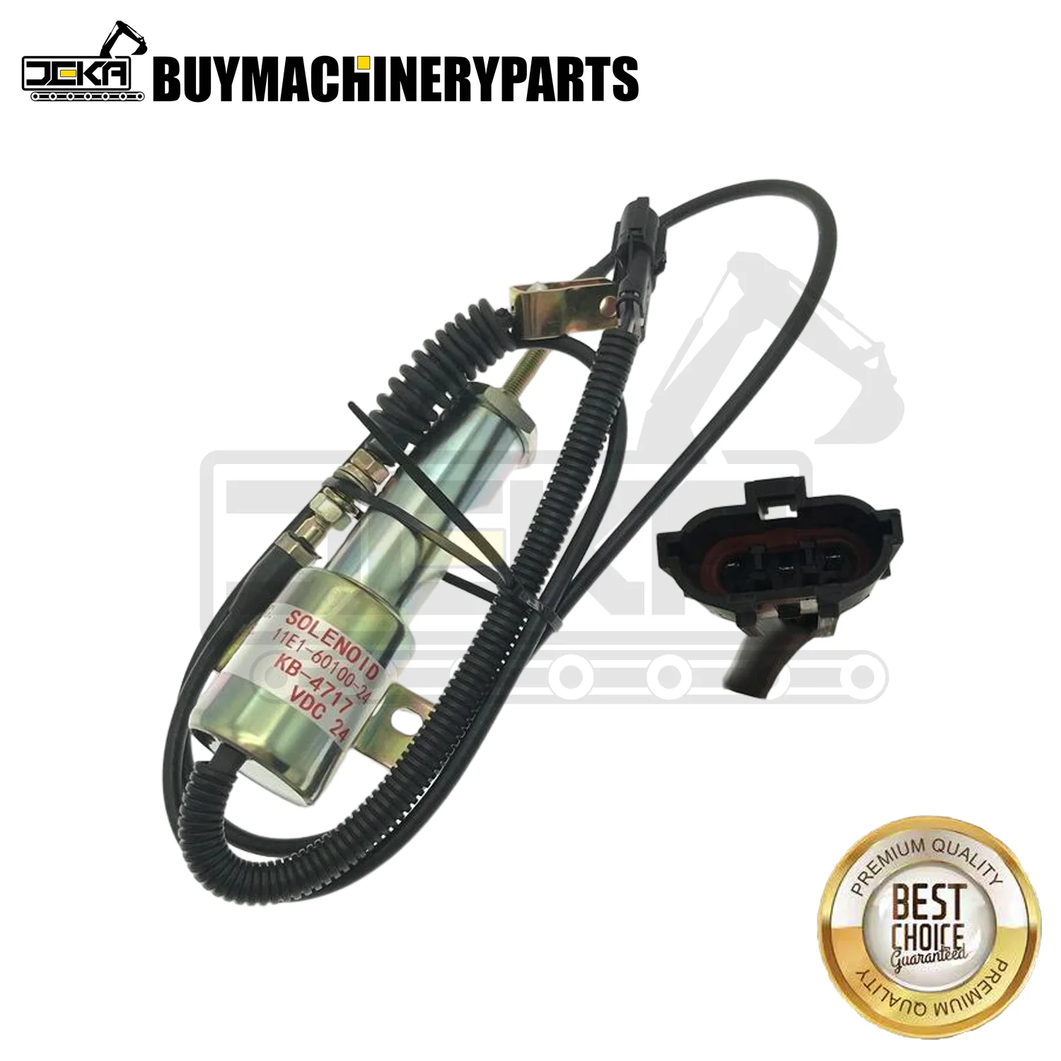 Diesel Shut Down Solenoid SA-4744-24 2003ES-24E6ULS2 for Hyundai Excavator R210-5/215-7/9 11e1-60100 11n6-60100 R210 Dh220-5