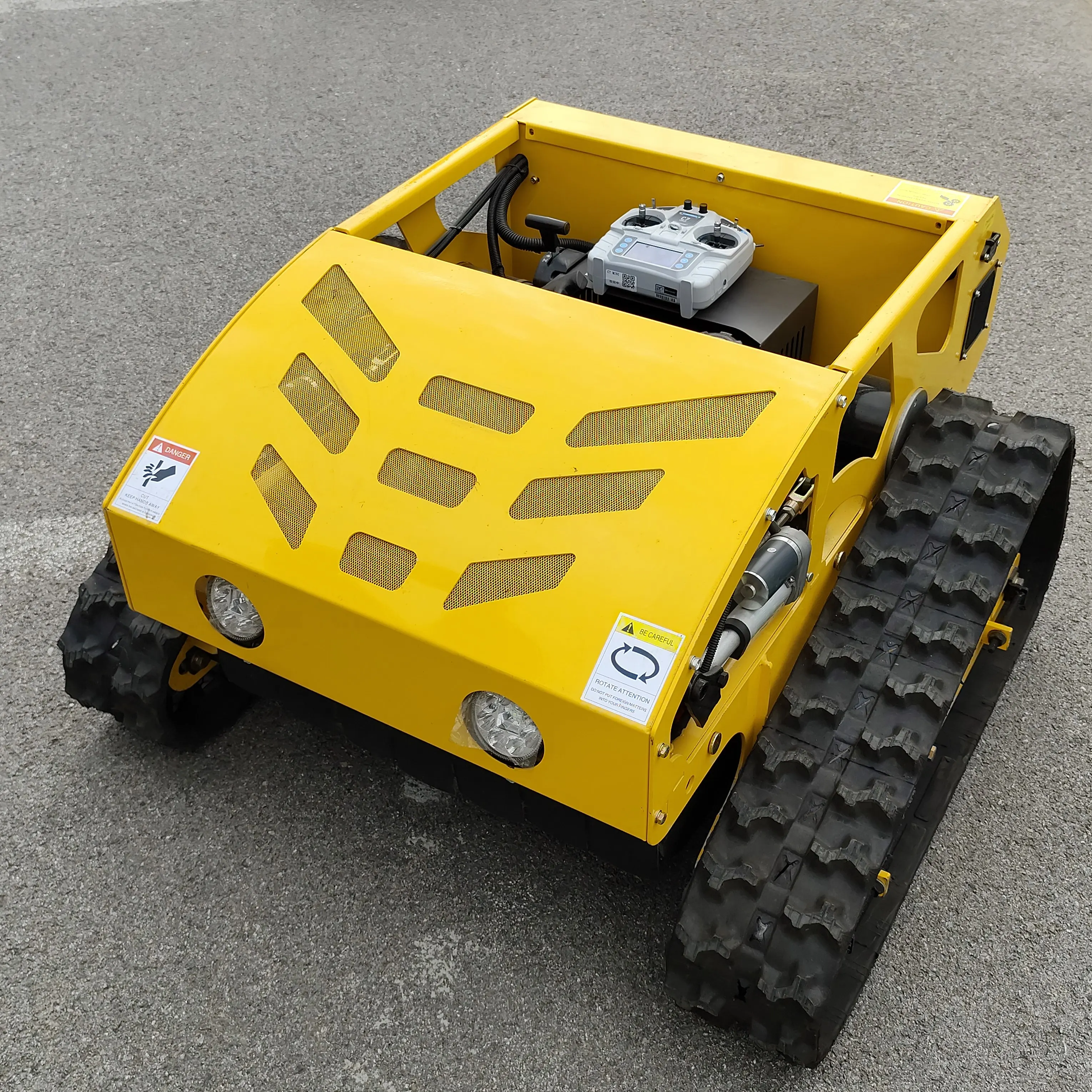 تحديث 9.5hp جزازة العشب الأوتوماتيكية التحكم عن بعد قاطع العشب الميداني آلة إزالة الأعشاب الضارة EPA #4