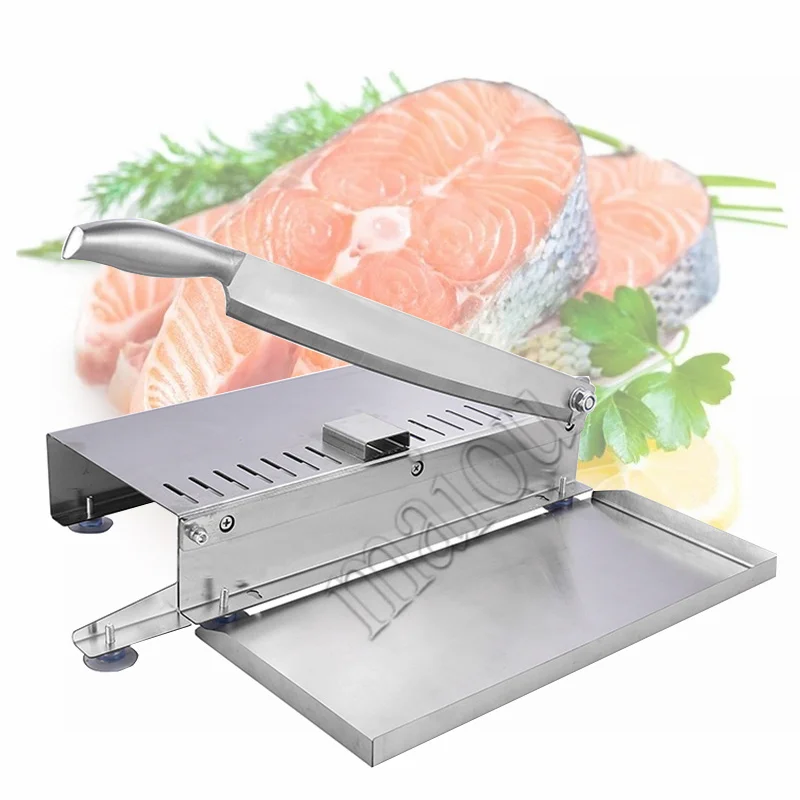 

Stainless Steel Frozen Meat Slicer, Bone Cutting Knife, Minced Lamb Slicer Machine Multi-fuction Frozen Chicken Duck Fish Cutter