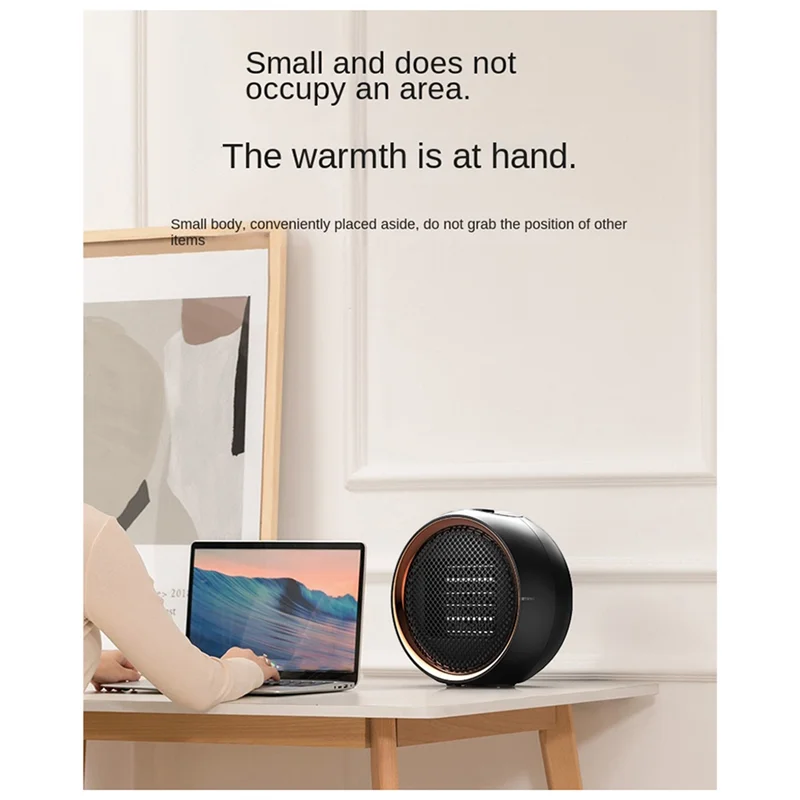 YCOC- سخان الشتاء، سخان مروحة، نموذج التدفئة، سخان كهربائي منزلي ذكي لسطح المكتب بقابس أمريكي