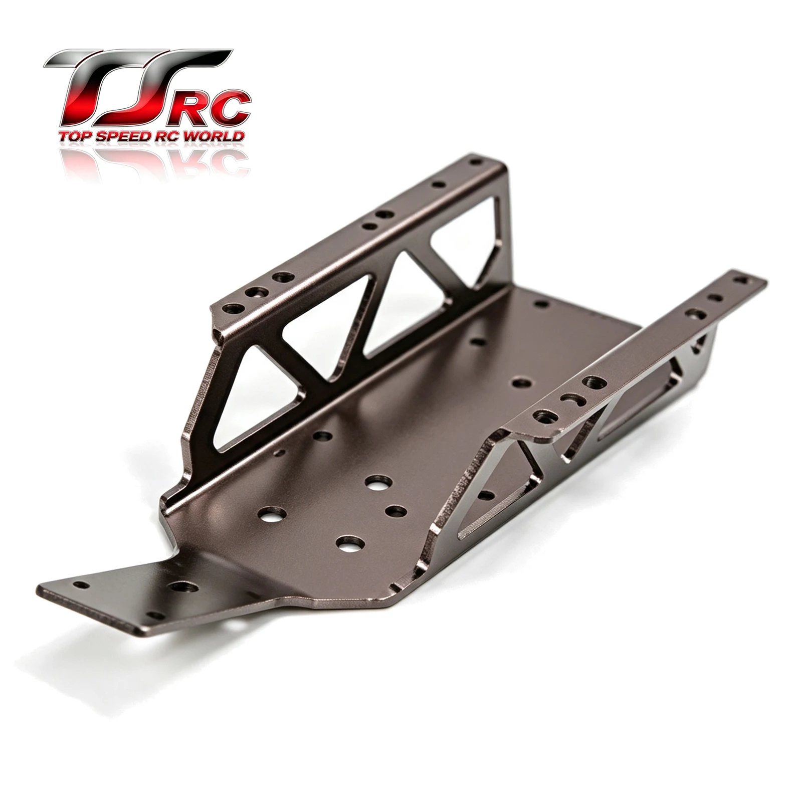 Heavy Duty Upgraded 1/5 Scale RC CNC Aluminum Chassis Main Frame Skid Plate Kit for ROVAN Q-BAJA Off-Road Parts