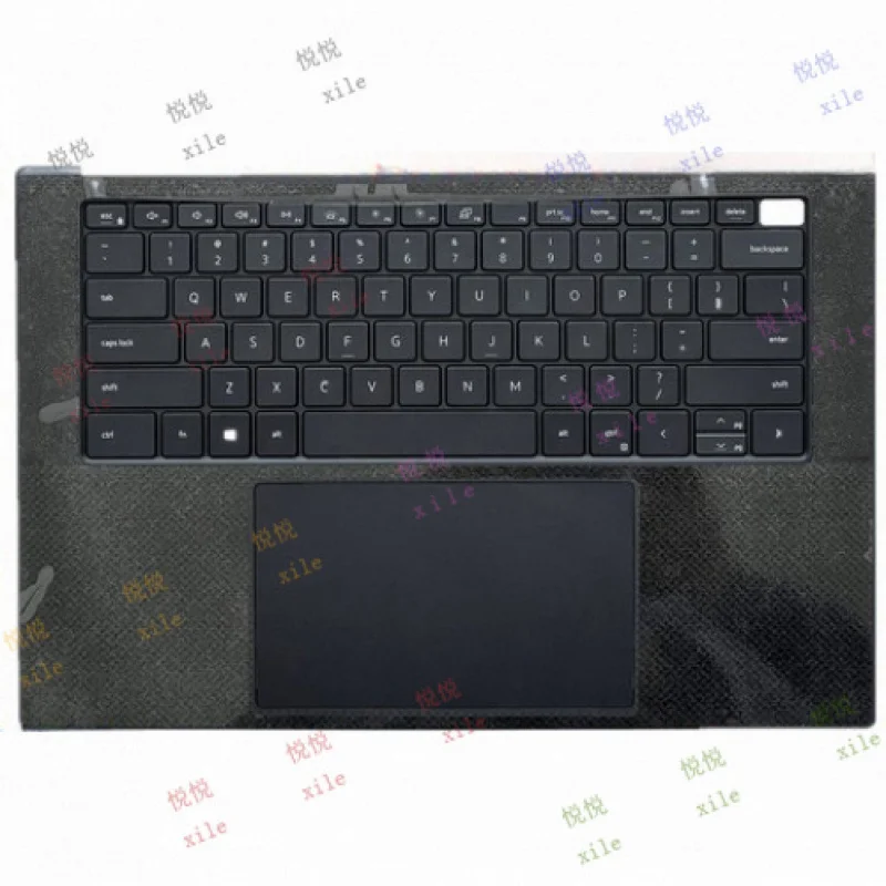 

L L For Dell XPS 15 9500 Precision 5550 Upper Case Palmrest Cover Keyboard Touchpad