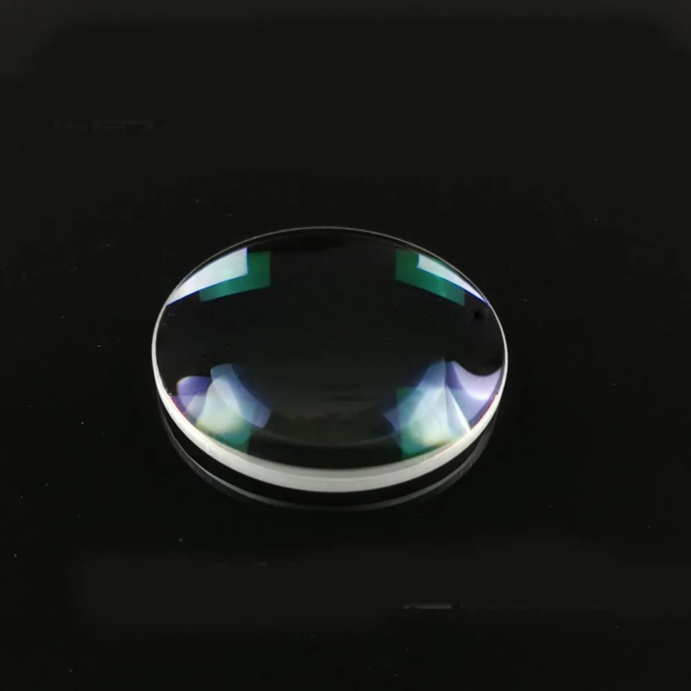 1pc Glass Optical Test Convex Lens 42mm Diameter 65mm Focal Length Glass Optical Instrument Triple Prism For Sensors