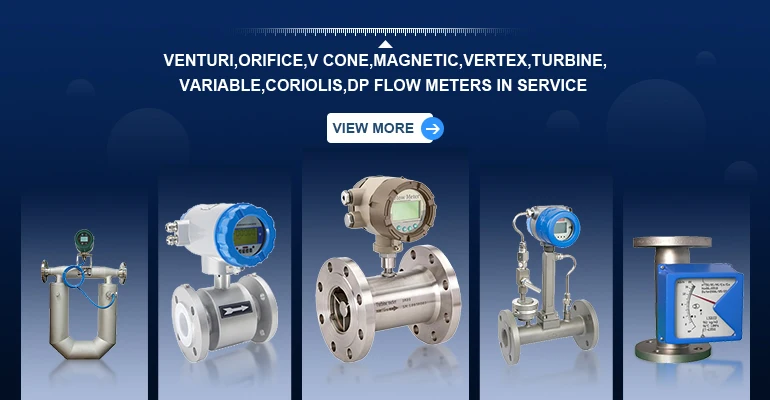 gas flow measurement venturi tube flowmeter with pressure transmitter