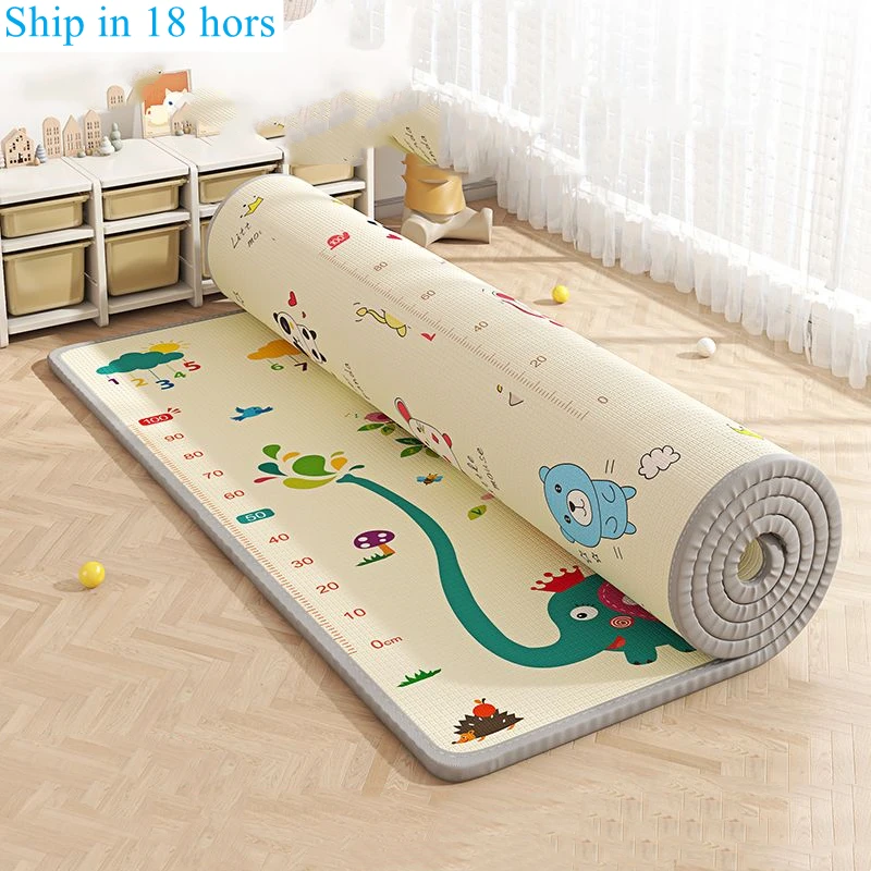 200x180cm Non-toxic EPE Baby Activity Gym Baby Crawling Play Mats Carpet Baby Game Mat for Children\'s Safety Rug Folding Sending