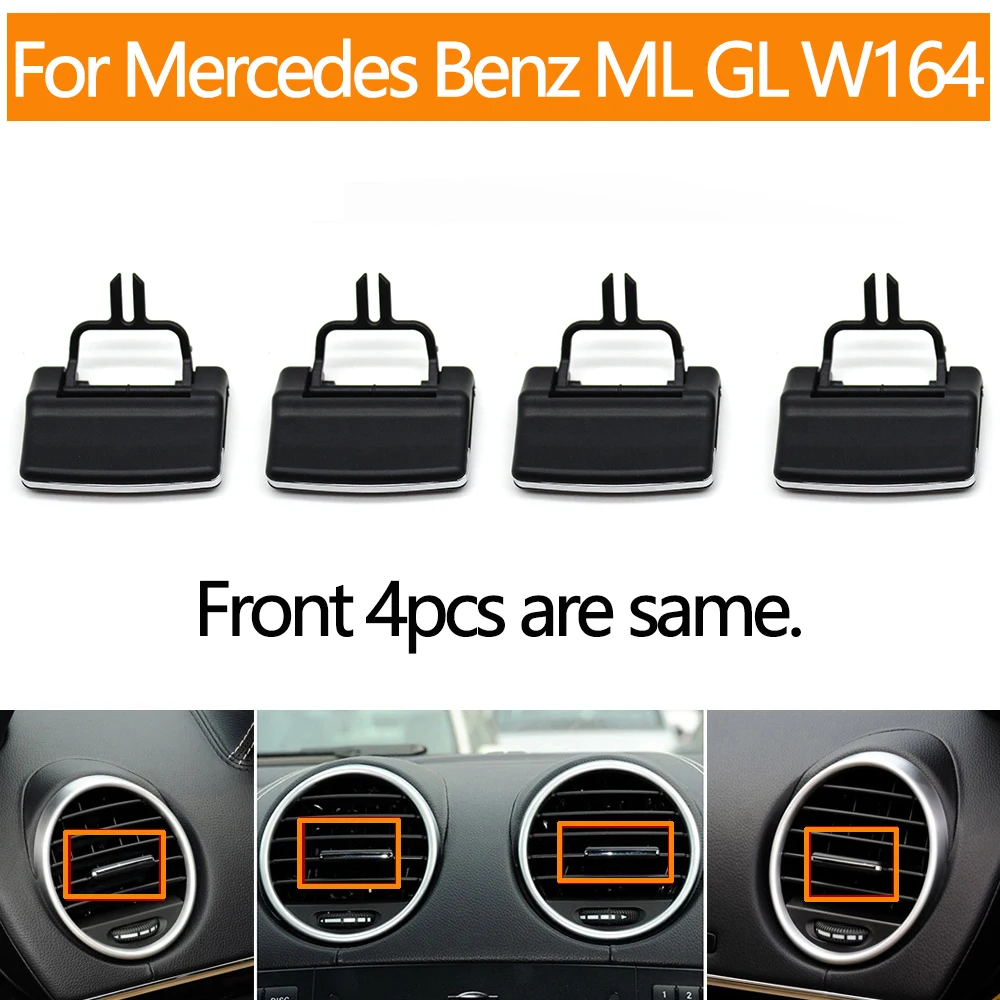 Pop Car Accessories Dashboard Air Conditioner Outlet Pick AC Vent Grille Tab Clip Repair Kit For Mercedes Benz W164 X164 ML GL