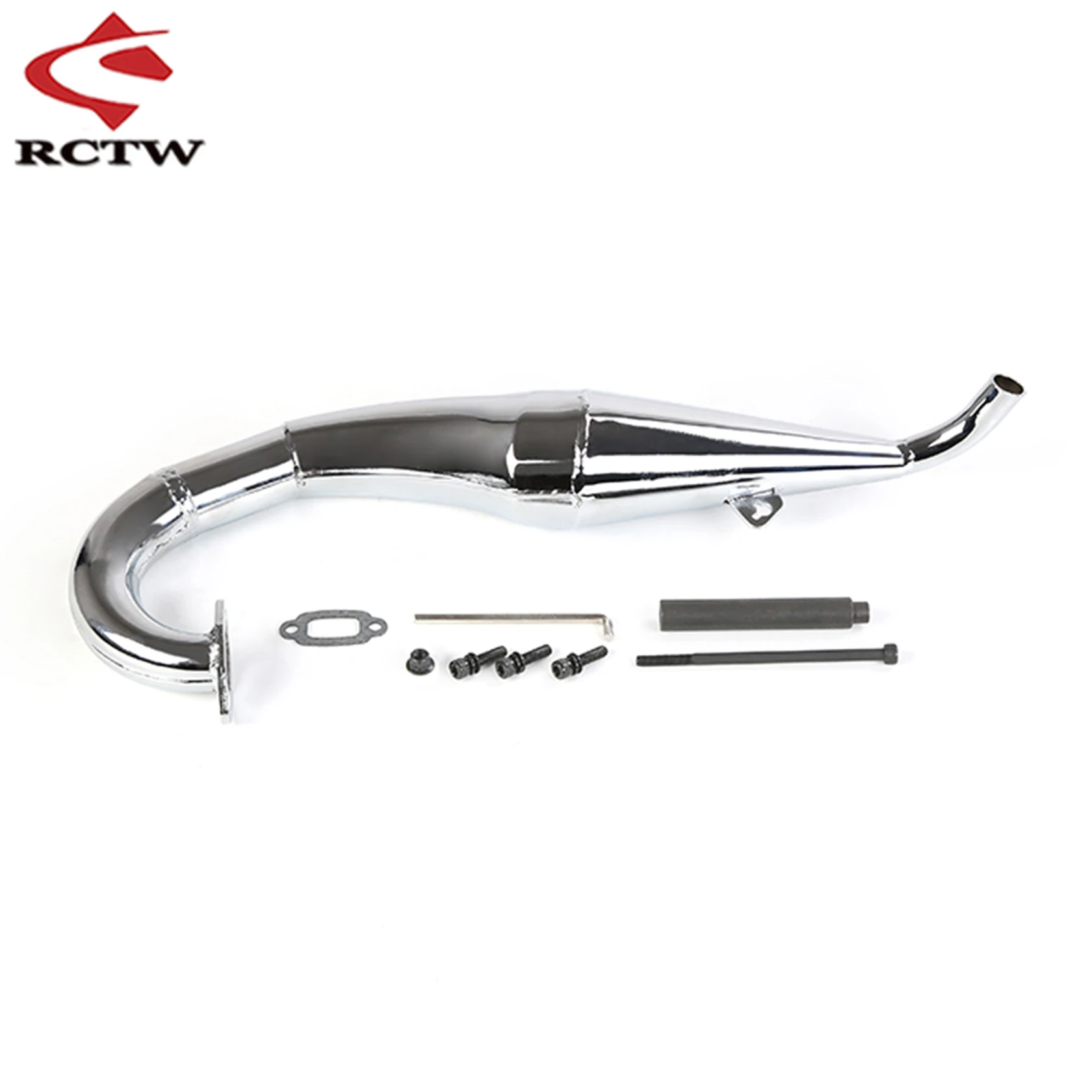Rc Car 23CC~36CC Engine Side Exhaust Pipe for 1/5 Hpi Rofun Rovan King Motor Baja 5b Ss 5t 5sc Truck Parts