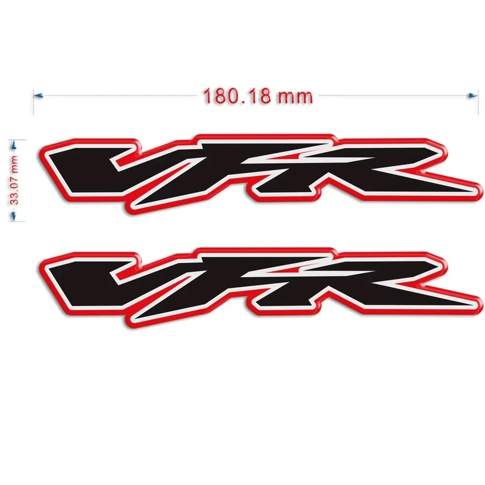 

Tank Pad Protector Motorcycle 3D Stickers Side Panel Fairing Decals Emblem Badge Protection For Honda VFR 400 750 800 1200F X F